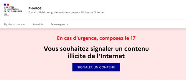 PHAROS joue un rôle essentiel dans la lutte contre la cybercriminalité et contribue à la protection des utilisateurs en facilitant la suppression ou le blocage de contenus illicites signalés.