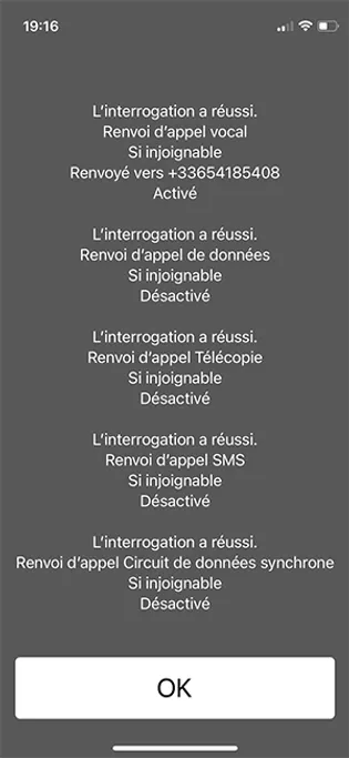 Code *#62# pour découvrir les redirections d'appels