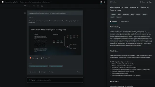 Microsoft Security Copilot - investigation et réponse aux attaques de ransomware