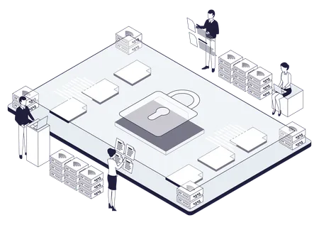 Illustration de la catégorie Sécurité & conformité